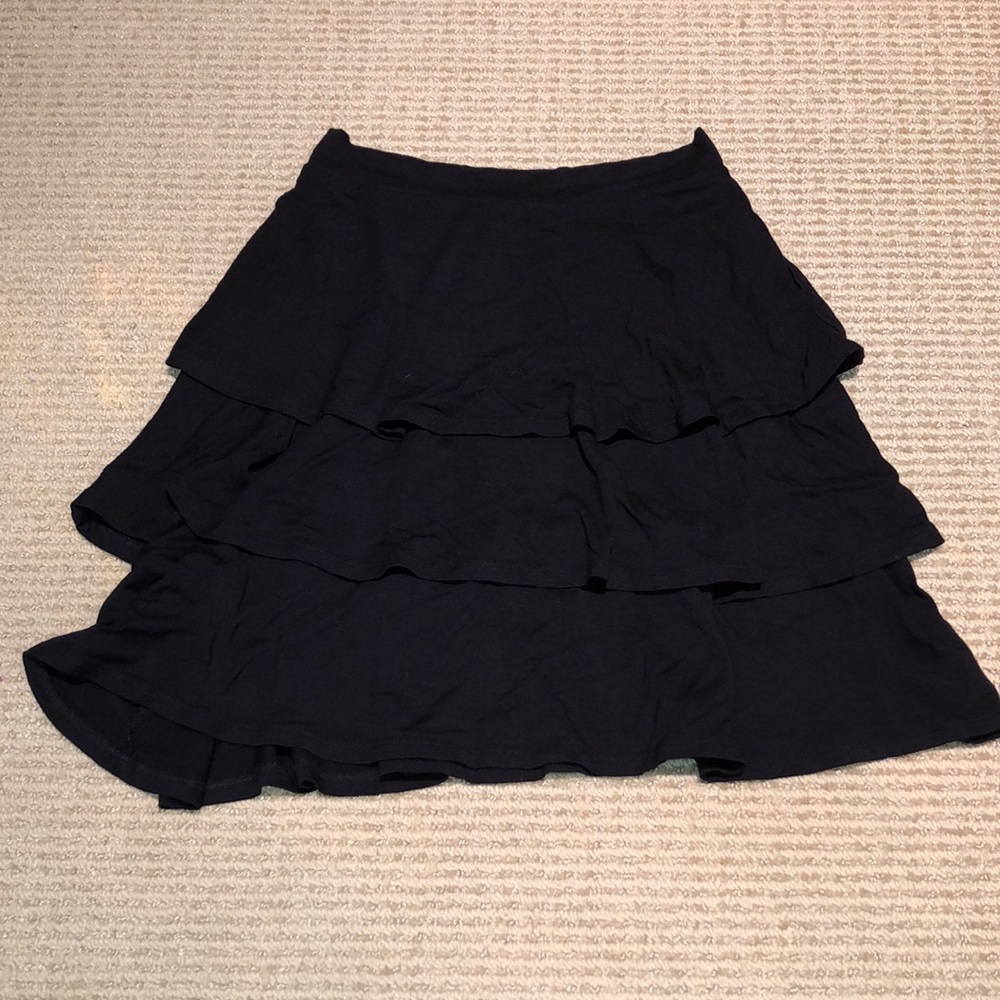 Michael Stars three tiered cotton mini skirt
